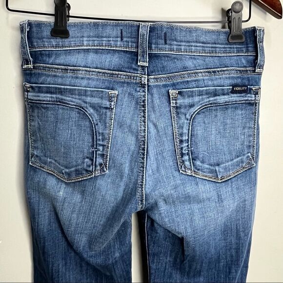 Fidelity Belladonna Mid Rise Bootcut jeans (hemmed) Size 25 - Picture 6 of 14